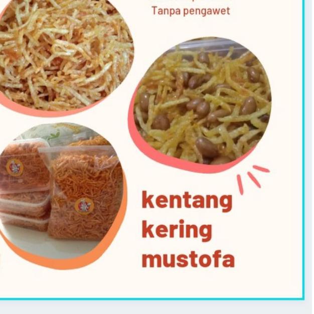 

⅍ [ TERMURAH ] Kentang kering (mustofa) 1 kg ➥