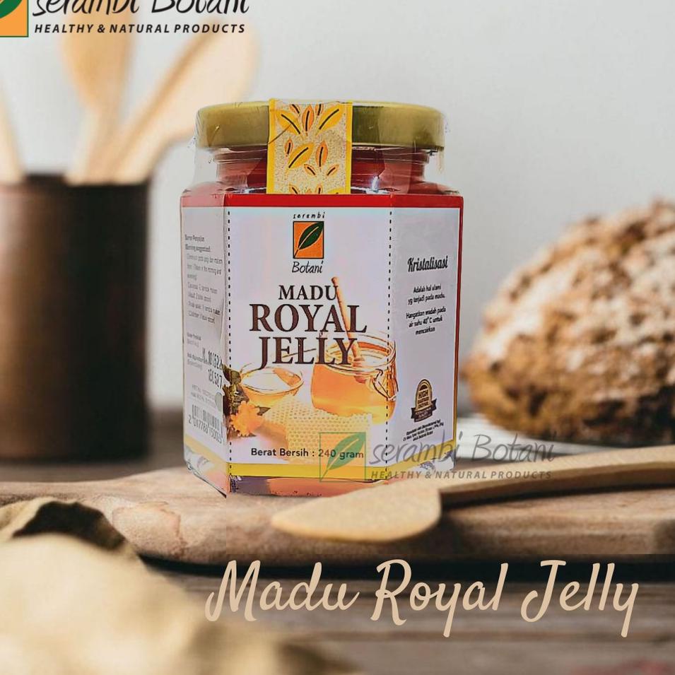 

➬ Asli Murni Royal Jelly 240 gram Serambi Botani Standar Internasional ❂