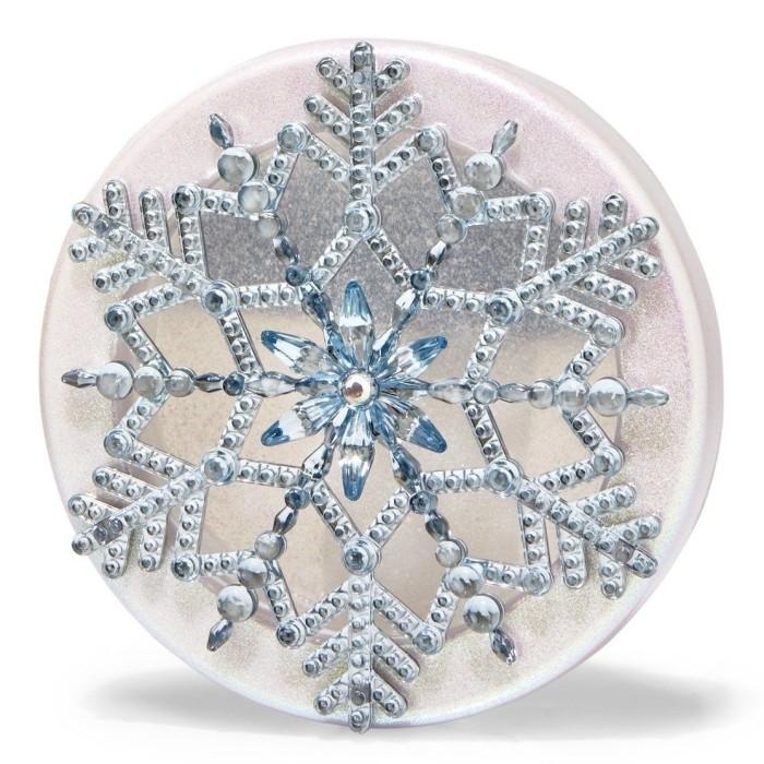 Best Seller Bbw Car Fragrance Holder - Fancy Snowflake Visor Clip