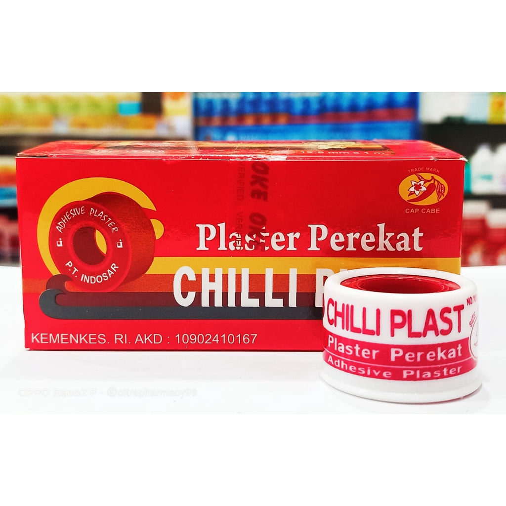 Chilli Plast 12,5 mm x 1 m - Plaster Perekat