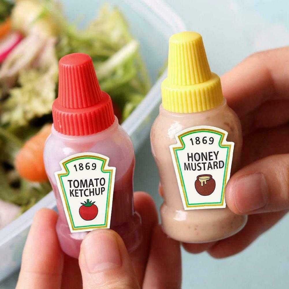 (BISA COD) FTIHSHP HouseGood Botol Saos Mini Tomato Ketchup Sauce Bottle 25ml 2PCS - HG25