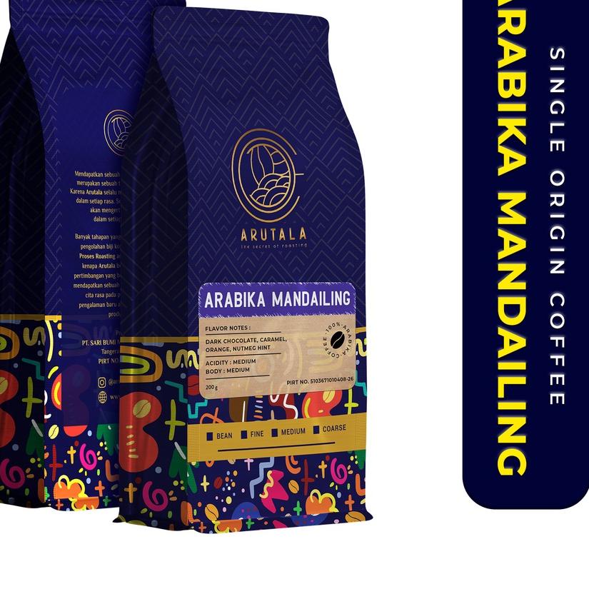 

♥ ARUTALA Kopi Arabika Mandailing 200 gram ♣