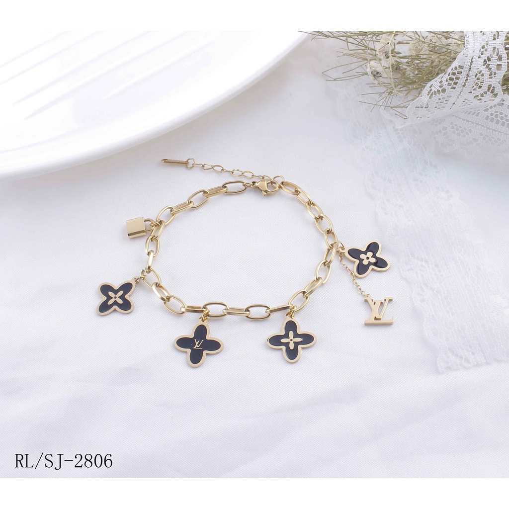 Set Perhiasan Titaniun Kalung Dan Gelang Fashion Jewelry 8274/2806