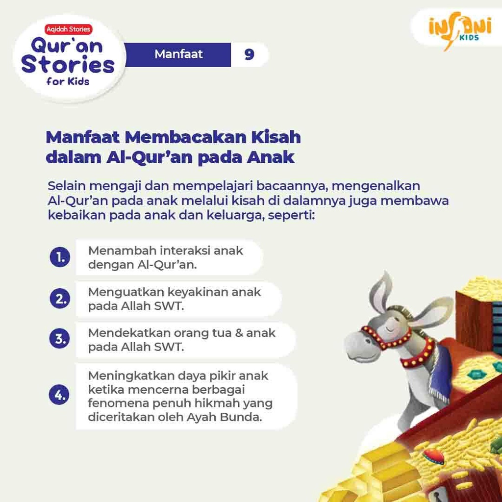 Buku Anak Muslim Aqidah Stories : Qur`an Stories for Kids, Kisah-Kisah Aqidah dalam Al-Qur`an - Gema Insani