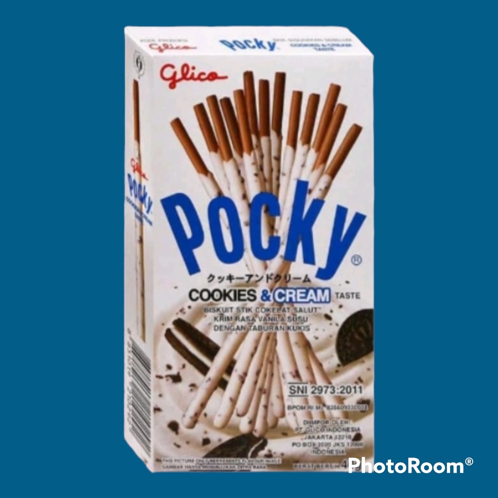 Glico Pocky Chocolate 220 gr (10 x 21 gr) / Strawberry Flavour 210 gr (10 x 21 gr) / Cookies &amp; Cream (10 x 20 Gr)