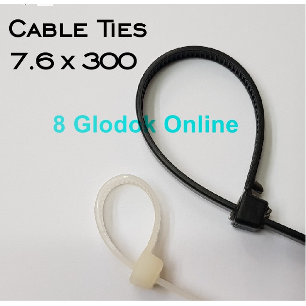 

Kabel Ties 30 Cm / 7.6 X 300Mm Cable Ties / Cabel Tis 30 Cm Nylon Star Seller