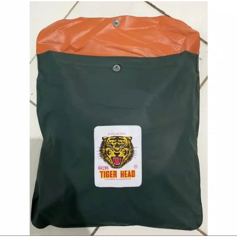 Jas Hujan Penguin CX7 Penguins Original CX 7 XXL Jumbo Tiger Head Twist Tebal Terlaris Termurah Setelan Jaket Baju Celana Big Size Pria Wanita Cewek Cowok Perempuan Laki Laki Dewasa Harga Grosir / Mantel Raincoat Anti Rembes dan Bocor