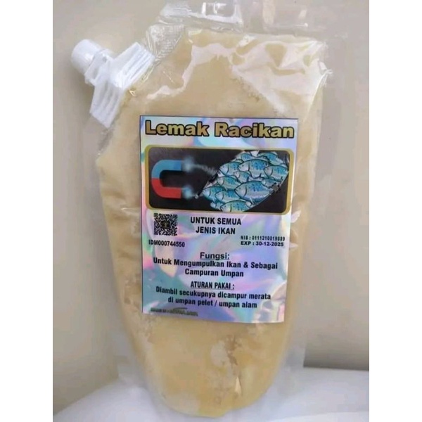 lemak racikan perangsang ikan makan