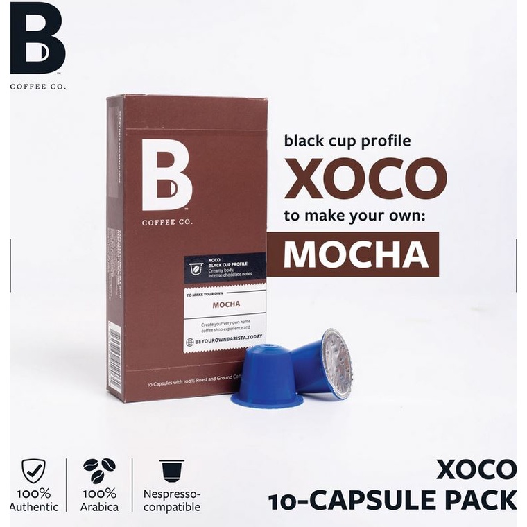 

B Coffee Co. Xoco Mocha Nespresso Compatible Coffee Capsules