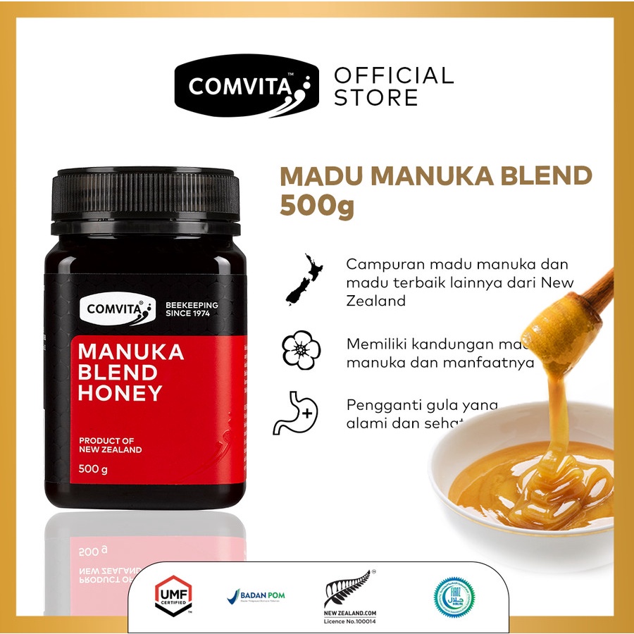 Comvita Manuka Honey Blend / Madu Murni Alami Asli New Zealand