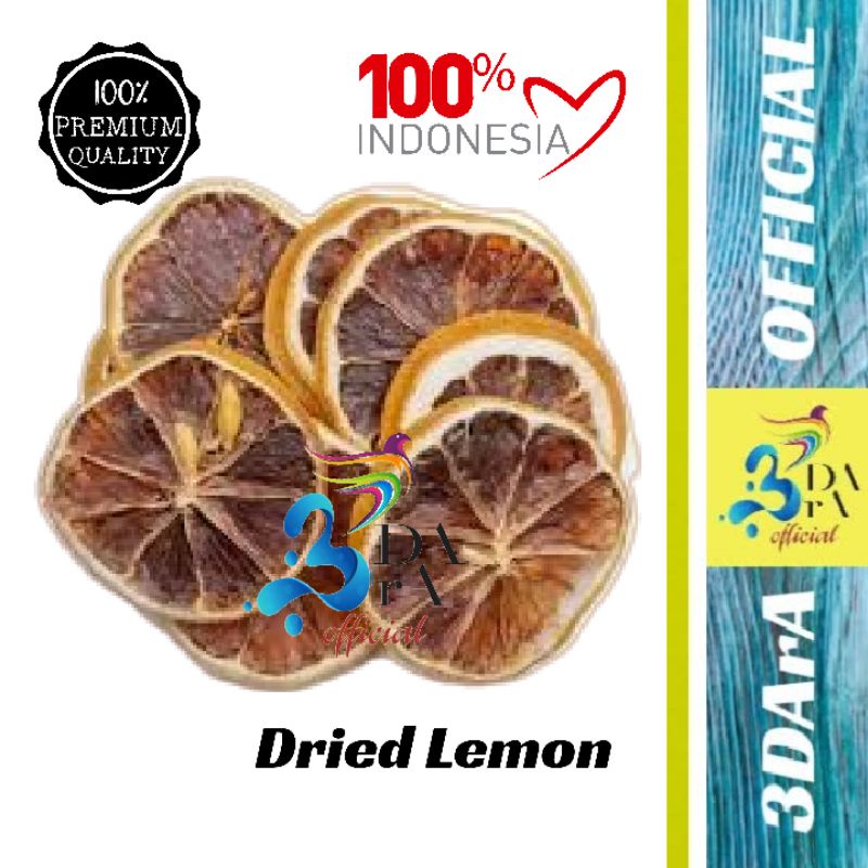 

Jeruk Lemon Kering Oven - Dried Lemon Slice Oven Asli Kualitas Premium