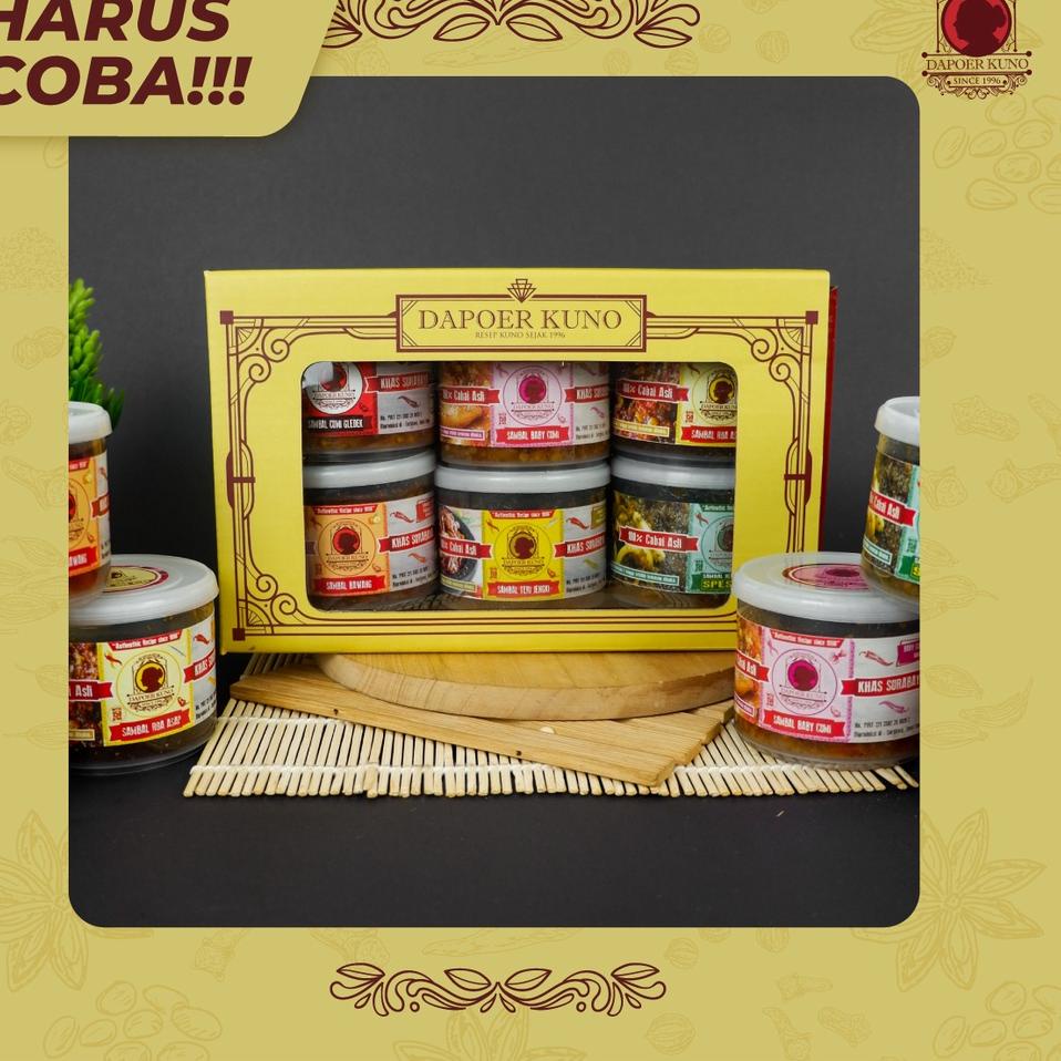 

♛ Paket Best Seller isi 6 Sambal DAPOER KUNO ✩