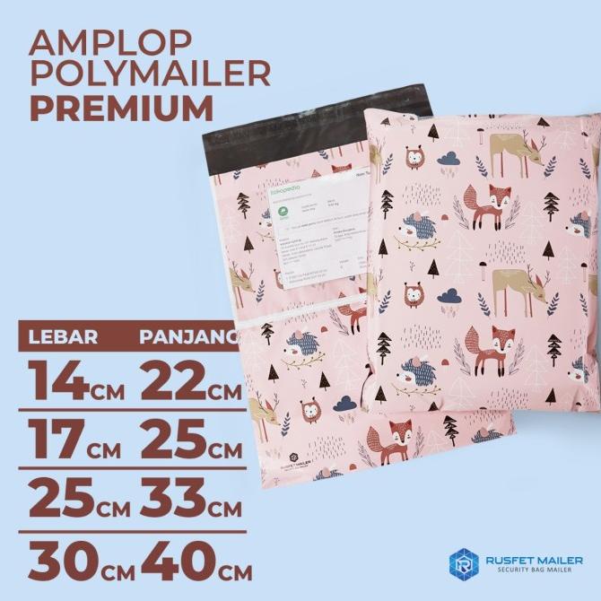 

Amplop Polymailer Motif Lucu / Polymailer Packing Motif Foxy Termurah ram06