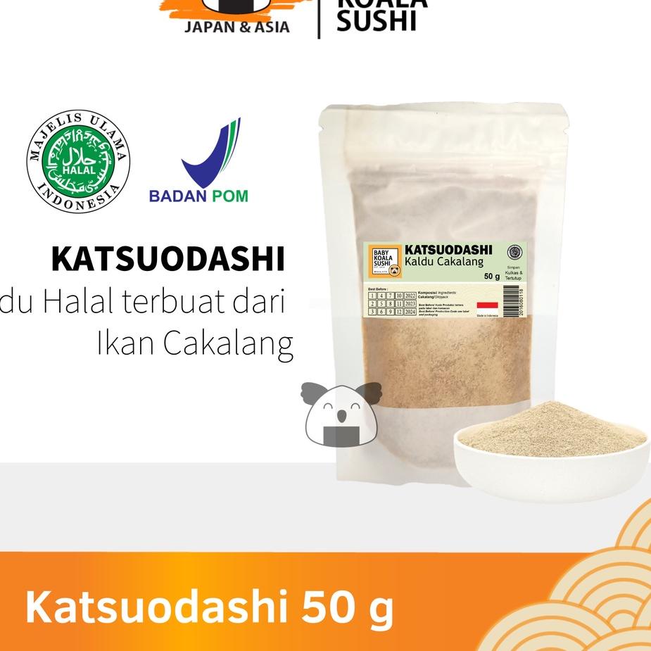 

Sikat abis KATSUO DASHI Katsuodashi Kaldu Ikan Cakalang 50 g Halal│Bonito/ Katsuobushi Stock for Ramen