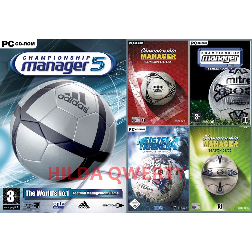 Flashdisk Championship Manager CM Classic Paket Lengkap untuk Pc Laptop