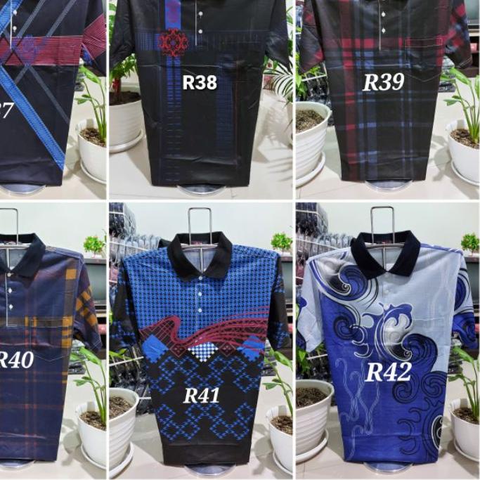✈ Kaos Pria Kerah Katun IMPORT M L XL - Kaos Kerah Oryong M L XL - Kaos B - Kaos Kerah Motif ❉