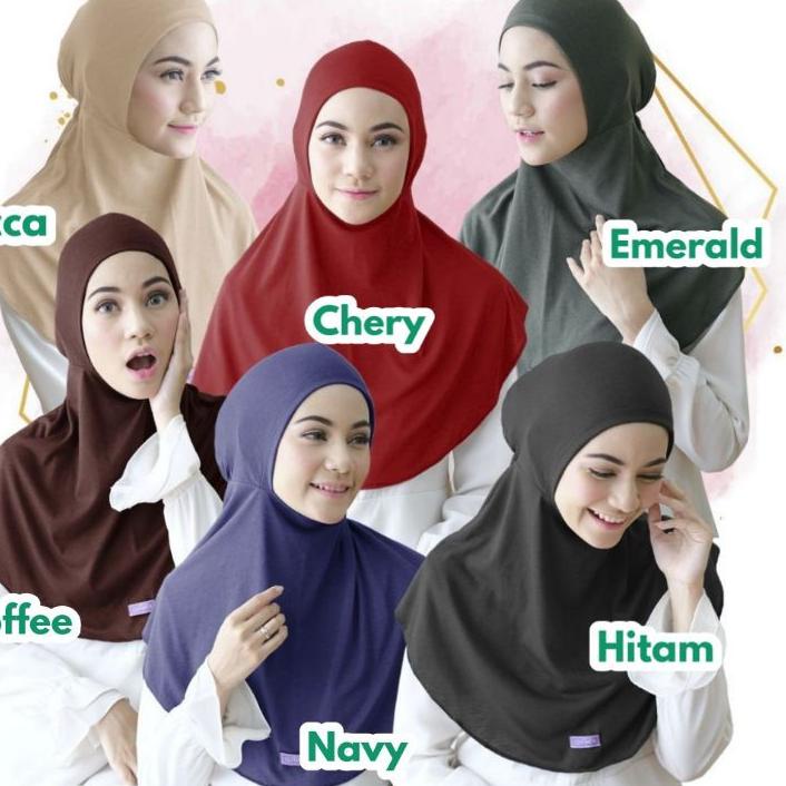 ➲ Momiasi - Inner Hijab Antem Ciput Daleman Hijab Inner Ninja Hitam ➶