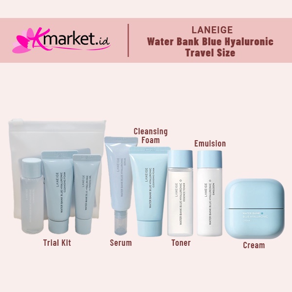 Laneige Water Bank Blue Hyaluronic Travel Size Series