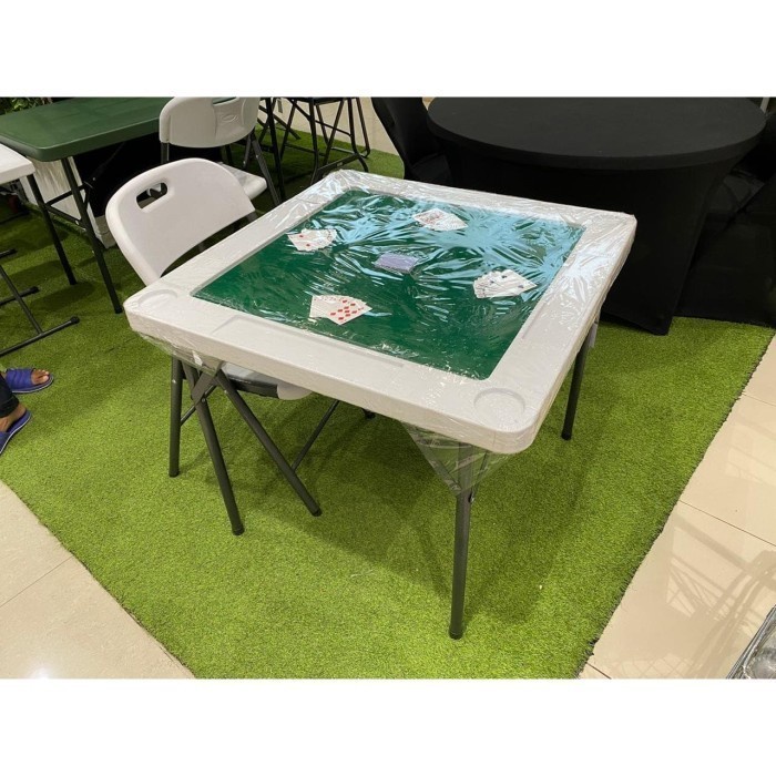 Terlaris Krisbow Meja Mahjong /Meja Poker/Meja Lipat Serbaguna/Meja Teras