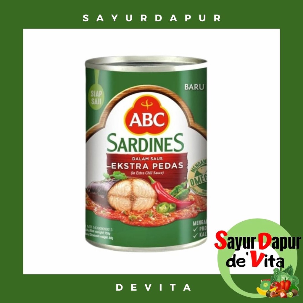 Sarden ABC Saus Ekstra Pedas 155gram