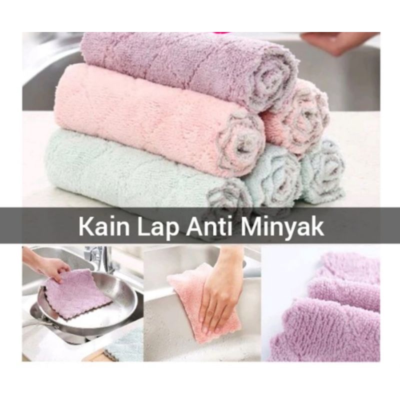 kain lap micro fiber anti minyak