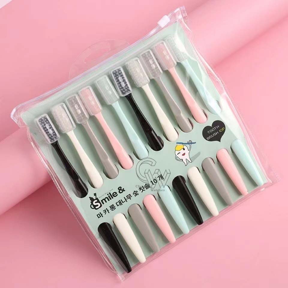 Cheaper-Sikat Gigi Dewasa Bahan Lembut Toothbrush Sensitive Soft Korea Traveling Multifungsi 1Pcs