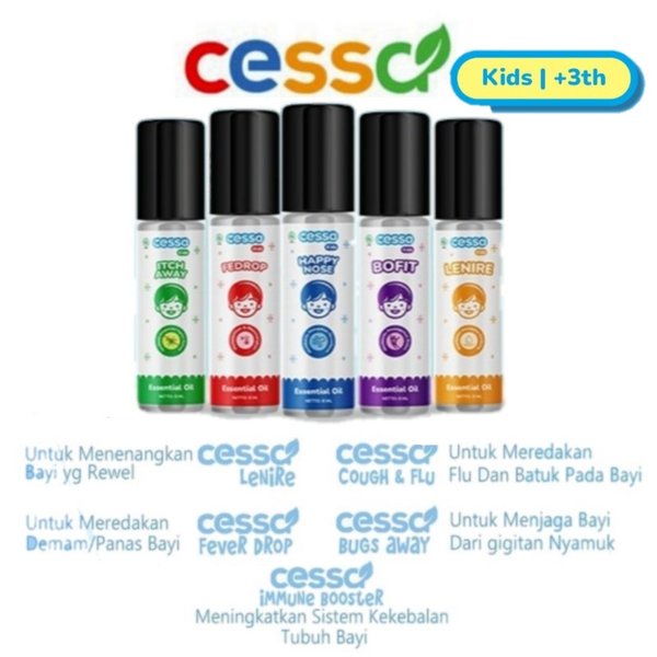 CESSA KIDS ESSENTIAL OIL 8 UNTUK USIA 3tahun up