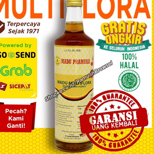 

Murah nampol3j3Ix Madu Multiflora Pramuka 650ml Alami