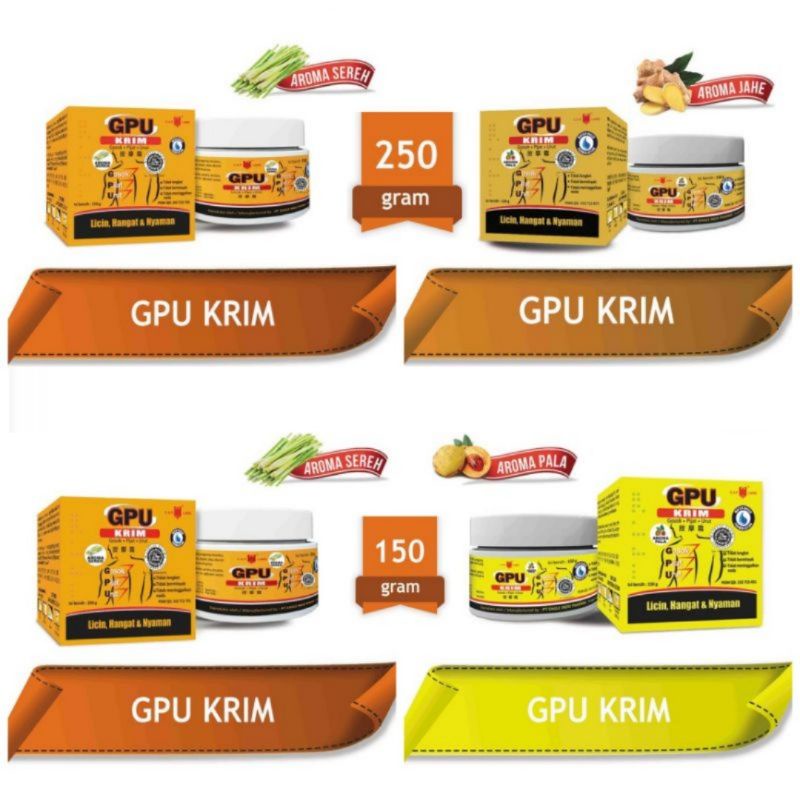 ✨LACIKOSME✨ GPU KRIM SEREH JAHE PALA - CAP LANG GPU KRIM PIJAT ORIGINAL