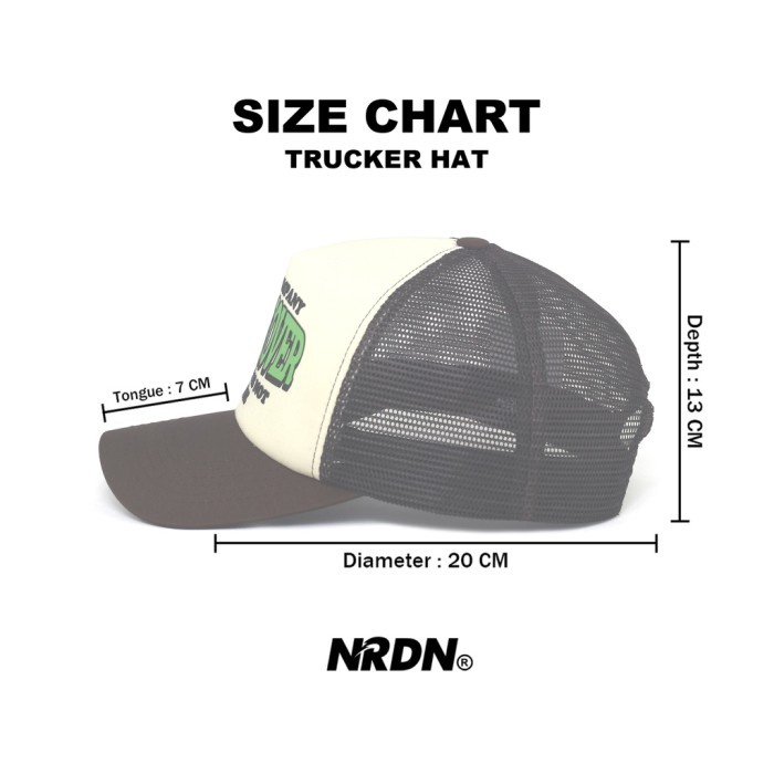 Terlaris Nrdn Clothing Hat Undercover Trucker Hat