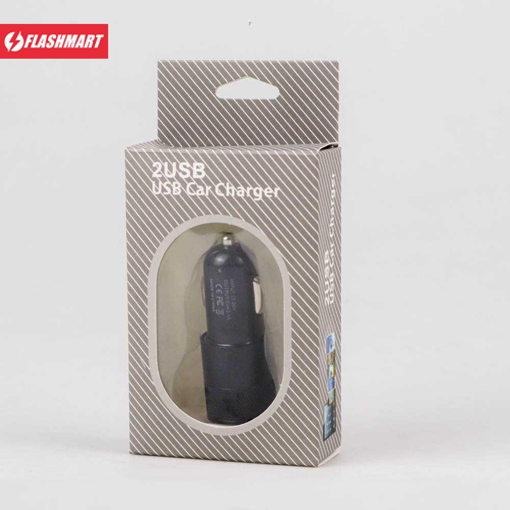 Flashmart Fashion Dual USB Car Charger 2.1A - FM-001