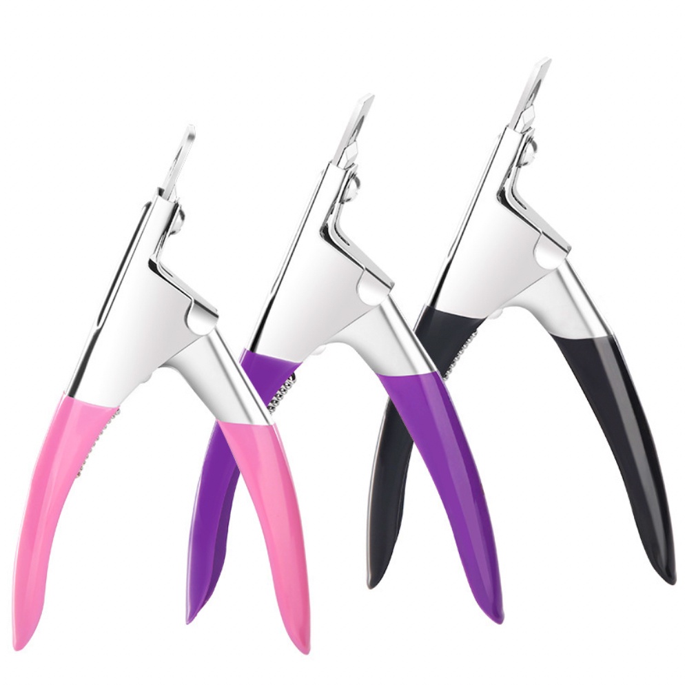 Nail Extension Cutter / Gunting Kuku Palsu Manicure nail Edge Cutter Clipper Stainless steel KU054