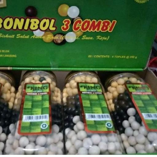 

☄ Bonibol coklat susu keju/bonibol combi per dus isi 4 toples ☪