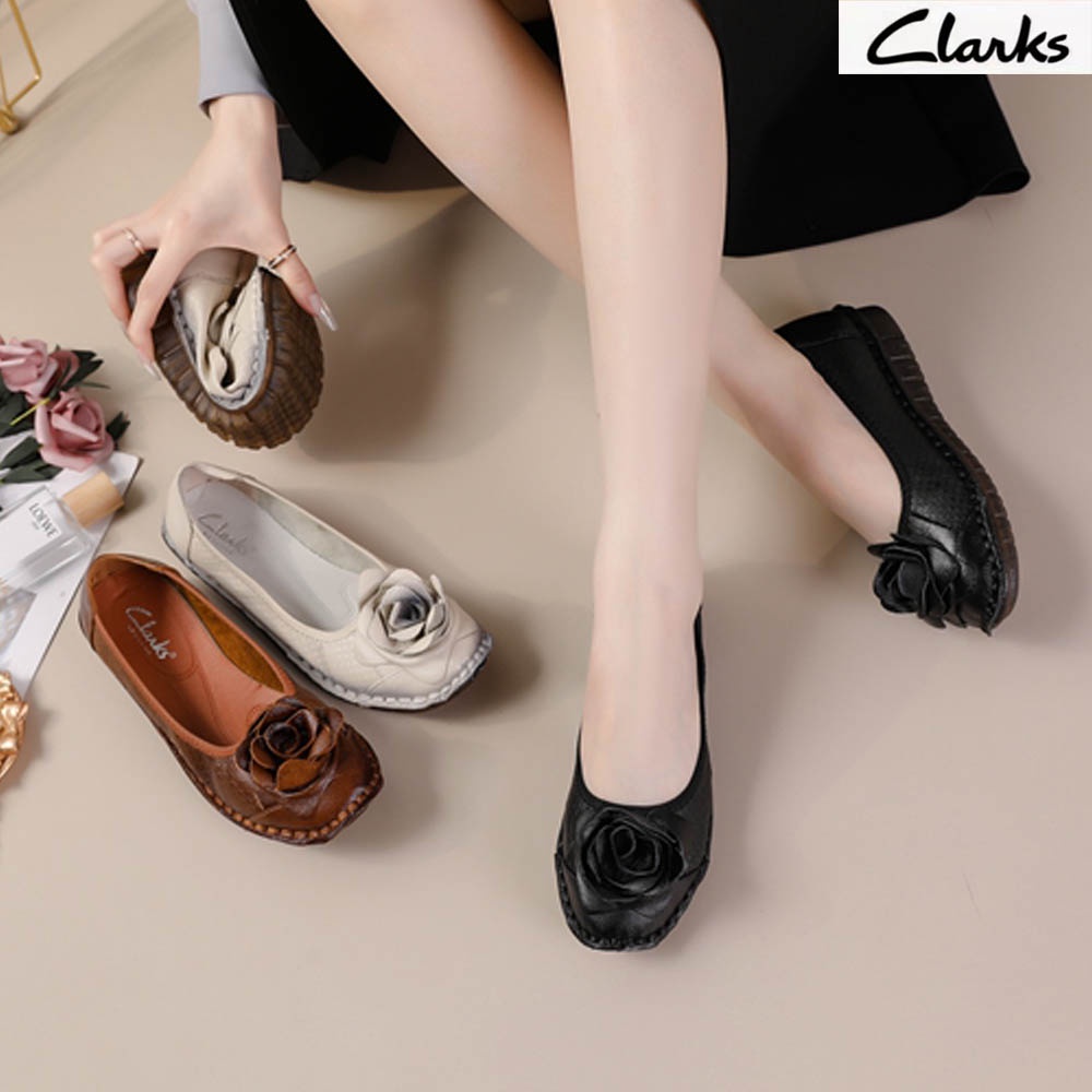 Sepatu Wanita new pita woman  / clarkts flat wanita kulit asli /Sepatu Wanita  melati