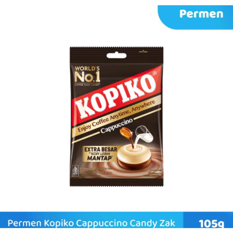 Permen Kopi KOPIKO COFFE CAPPUCINO CANDY Zak