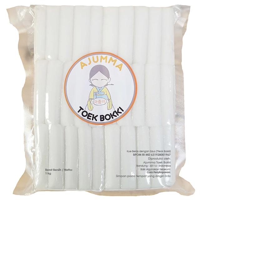 

♕ Ajumma Rice Cake Topokki - Kue Beras Korea Autentik 1kg ☄