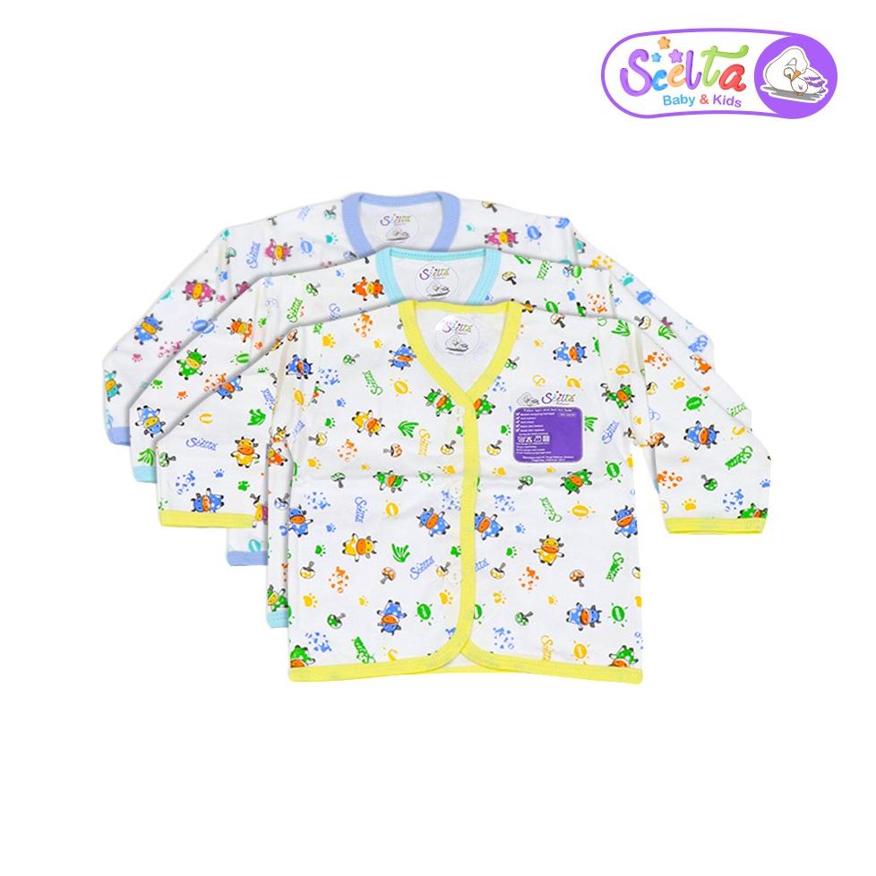 Scelta - Baby & Kids Baju Bayi Lengan Panjang Rib Katun Unisex Bb A 2C3A