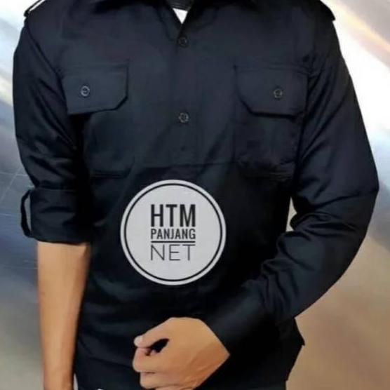 ۝ KEMEJA PDH HITAM LENGAN PANJANG - KEMEJA PDL HITAM LENGAN PANJANG - BAJU PDH - BAJU PDL -KEMEJA PR