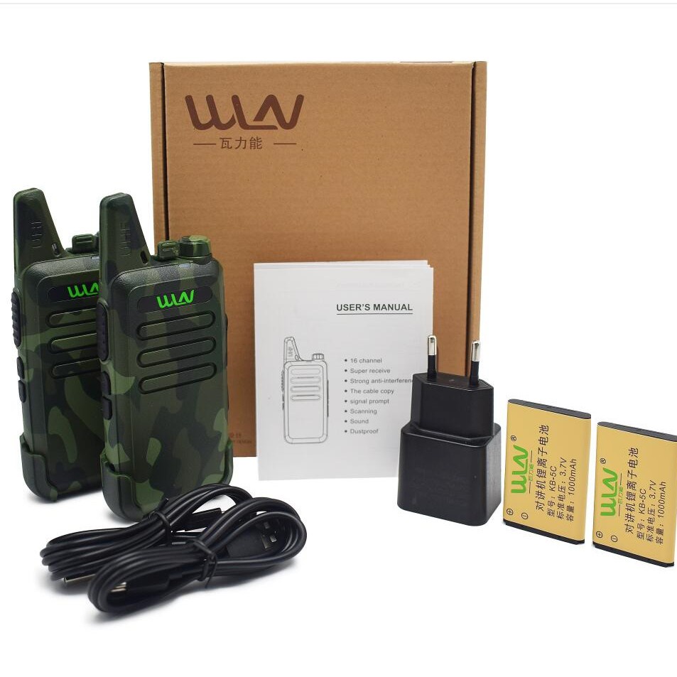 HT WLN C1 UHF 400-470MHZ Walky Talky 16 Channel Walkie Talkie 2unit