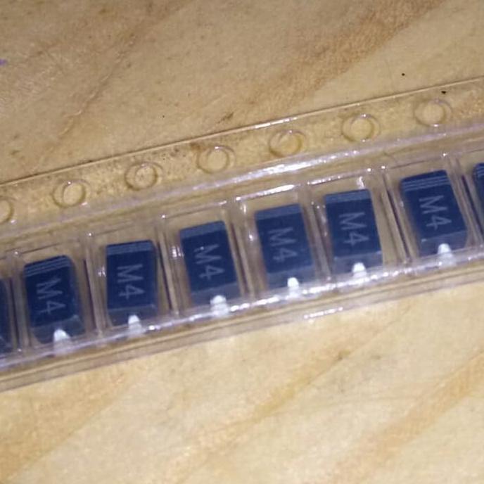 100PCS Dioda 1N4004 IN4004 SMD 1A M4 Rectifier Diode 400V rajaav77 Murah