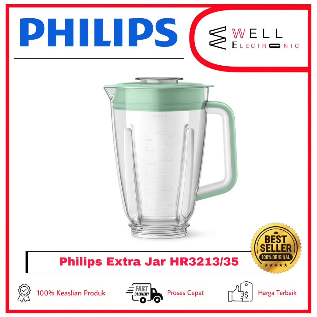 PHILIPS BLENDER PLASTIK/MIKA 3IN1 HR2221/30 HR2221/00 HR3213/05 HR3213/35  HR 2221 HR 3213