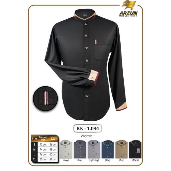 KEMEJA KOKO ARZUN // LENGAN PANJANG // ORIGINAL PRODUCT