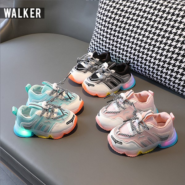 Sepatu Anak Laki Laki Perempuan LED Light - Sepatu Sneaker Anak Import M292