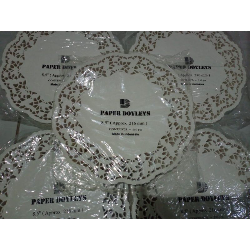 

paper doyles ecer ukuran 8.5 diameter 21cm isi 50