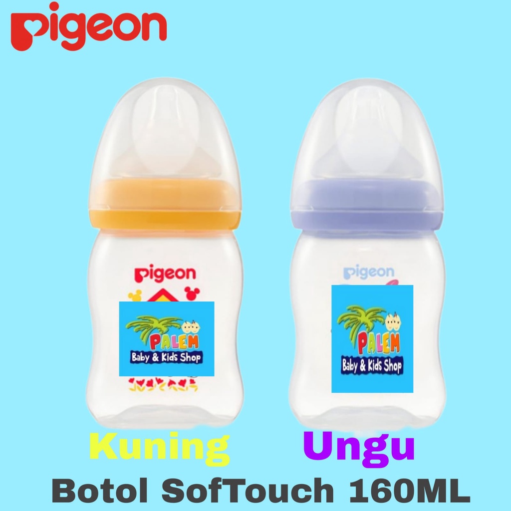 Pigeon Botol Clear pp softouch wide neck 160ML&amp;240ml