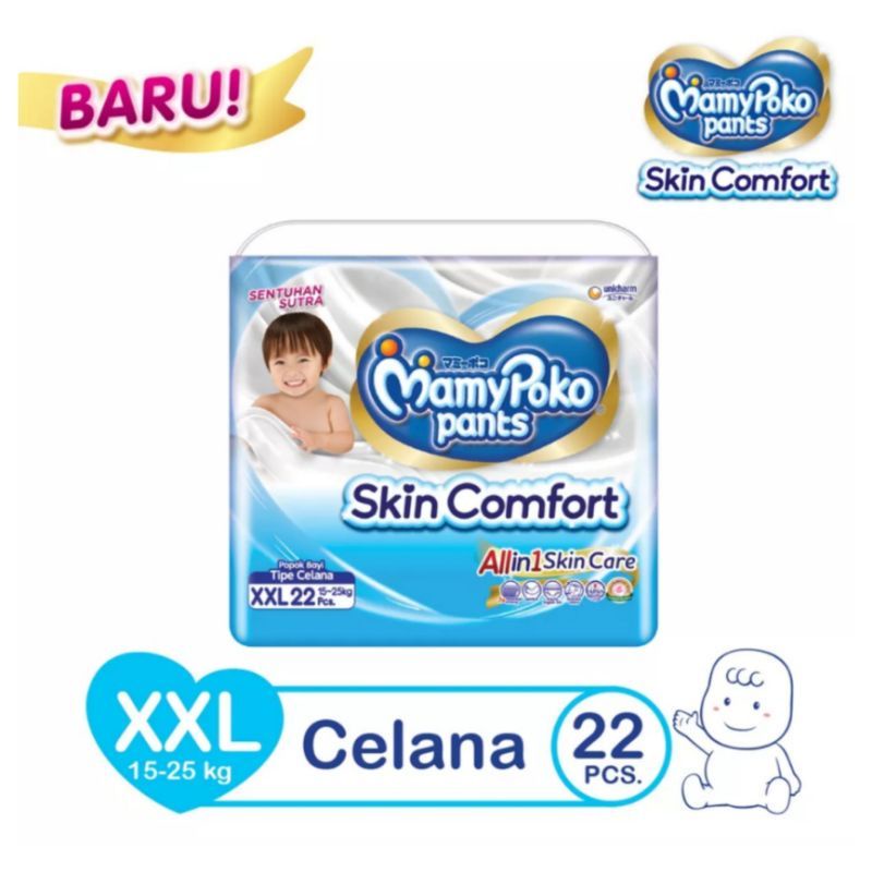 Mamypoko Extra Dry Skin Comfort Pants M32 L30 XL26 XXL22 Tipe Celana