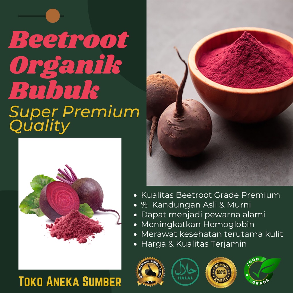 

Beetroot / Beet Root / Buah Beet Organic Bubuk / Powder Mixed Recommended & Best Quality Rempah Rempah From Premium Ingredients