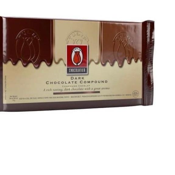 

➩ Tulip Dark Chocolate Compound - Coklat Tulip 1kg !! ❆