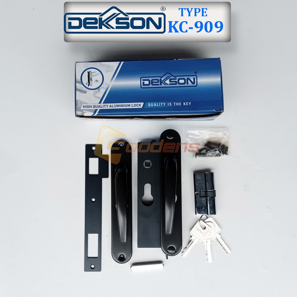 Dekson KC-DKS-909 Kunci Expanda Kunci Pintu Kawat Nyamuk Kunci Pintu Aluminium