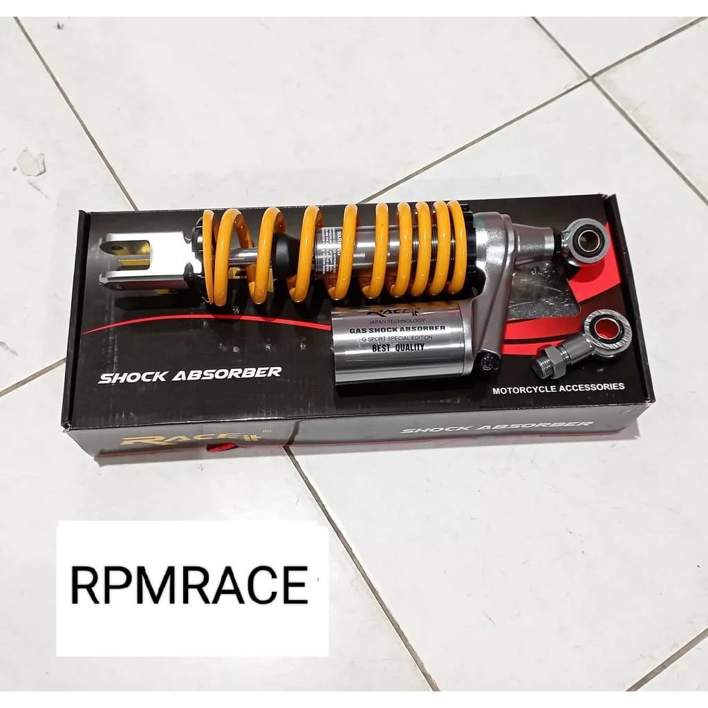 shockbreaker tabung atas RACE IT 310mm 330mm yamaha honda universal beat vario scoopy mio soul xeon spacy dll